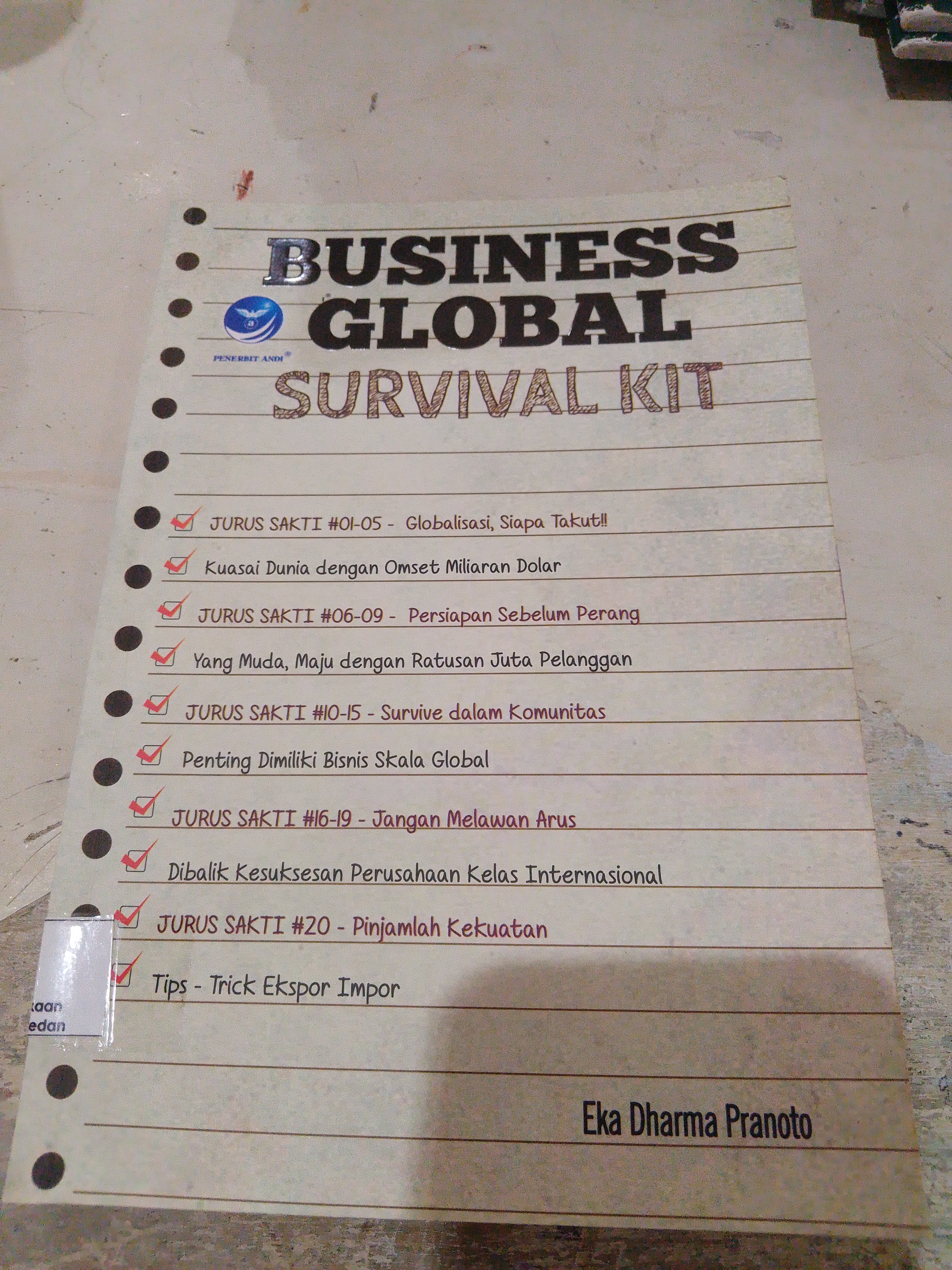 Business global survival kit