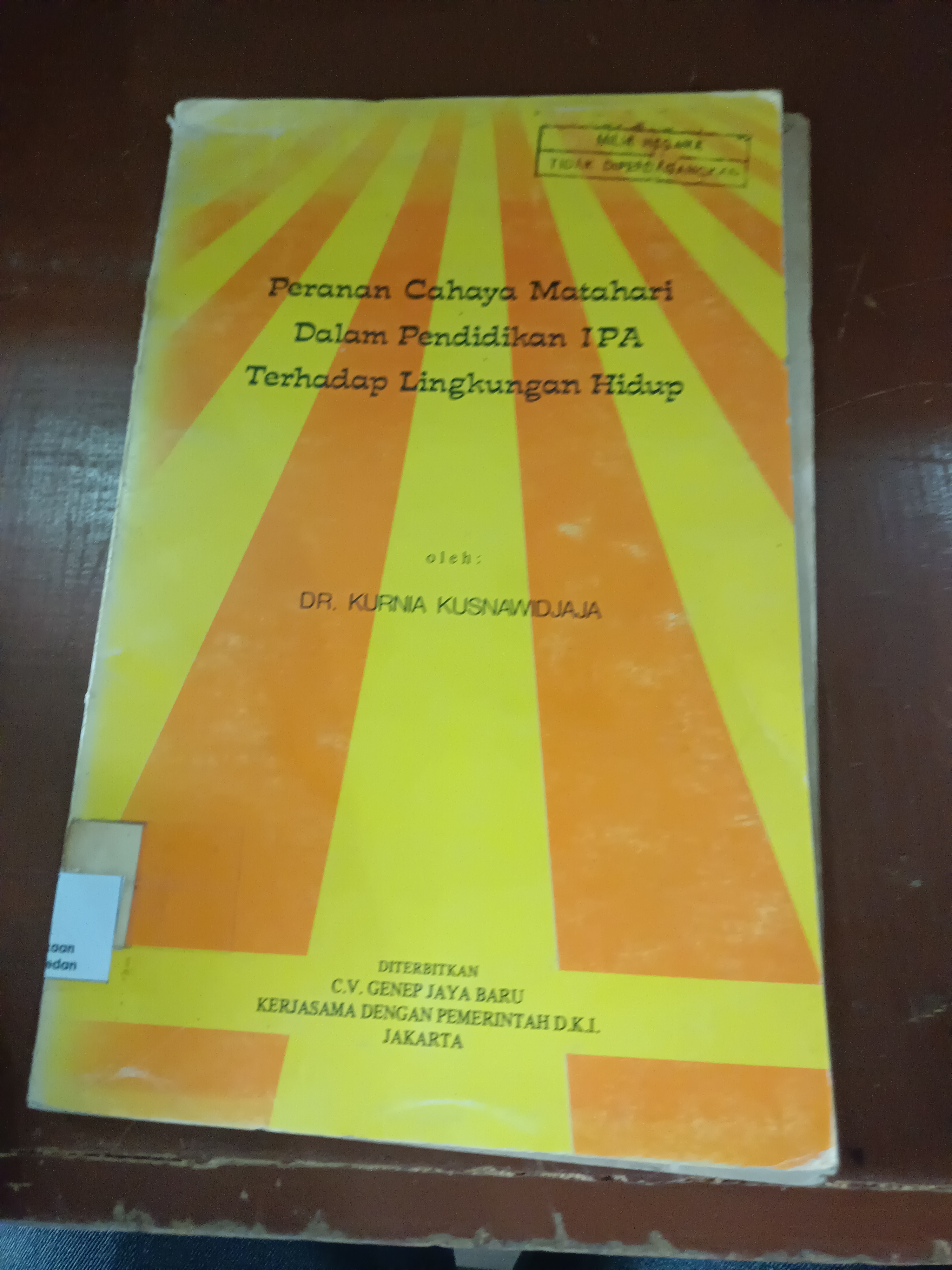 Peranan Cahaya Matahari Dalam Pendidikan IPA Terhadap Lingkungan hidup 
