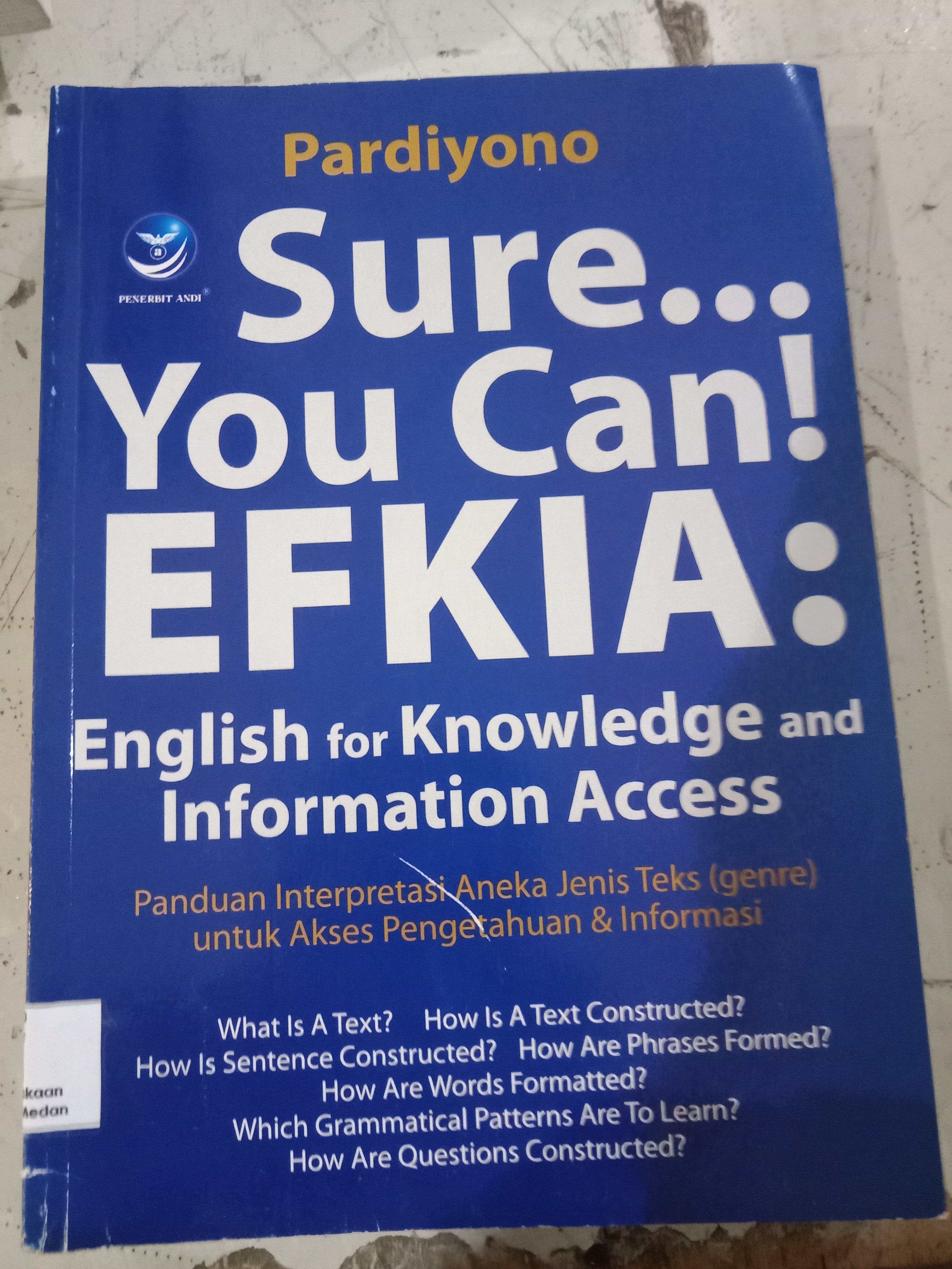 SURE YOU CAN! EFKIA: English for knowledge and information access. 