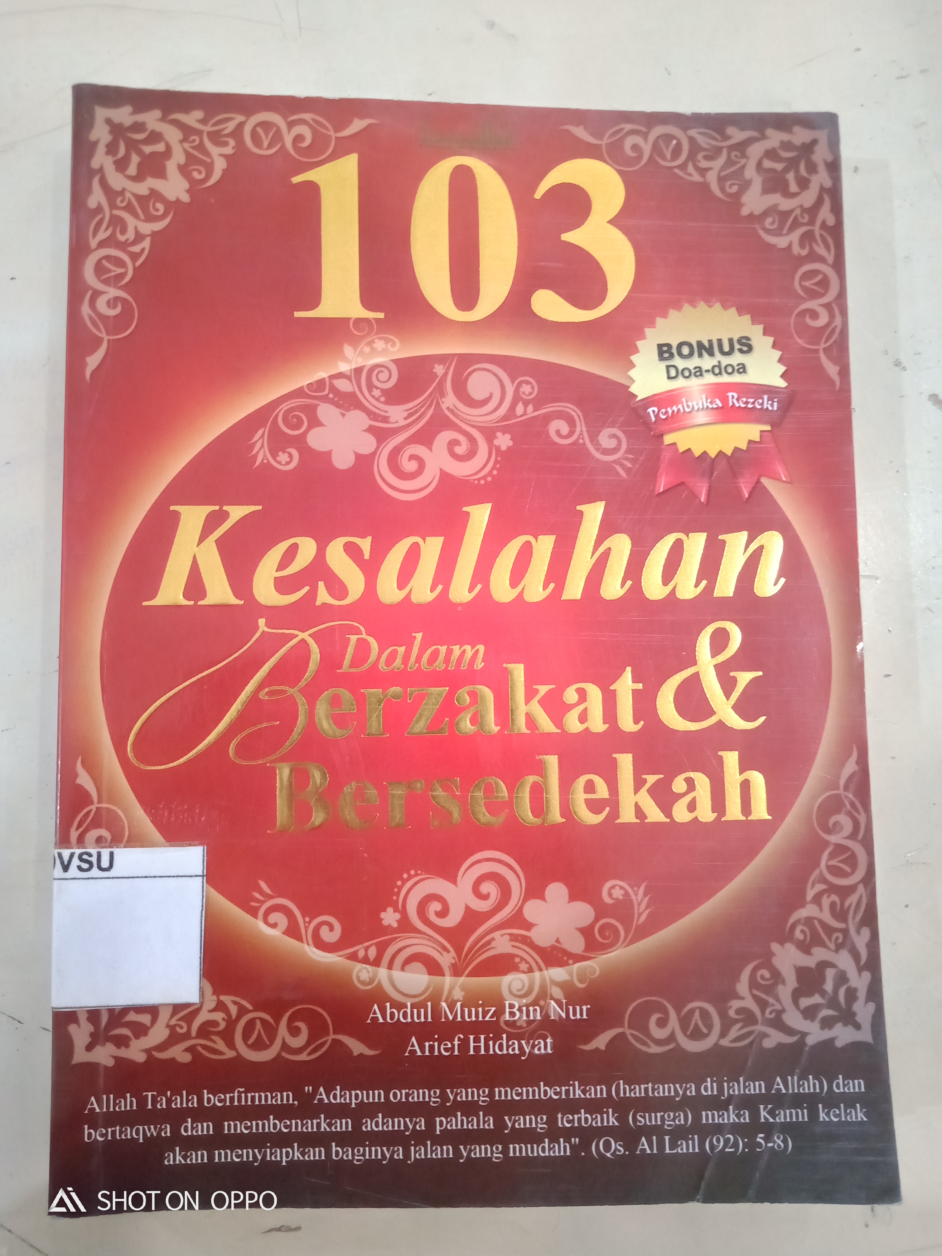 103 kesalahan dalam berzakat dan bersedekah