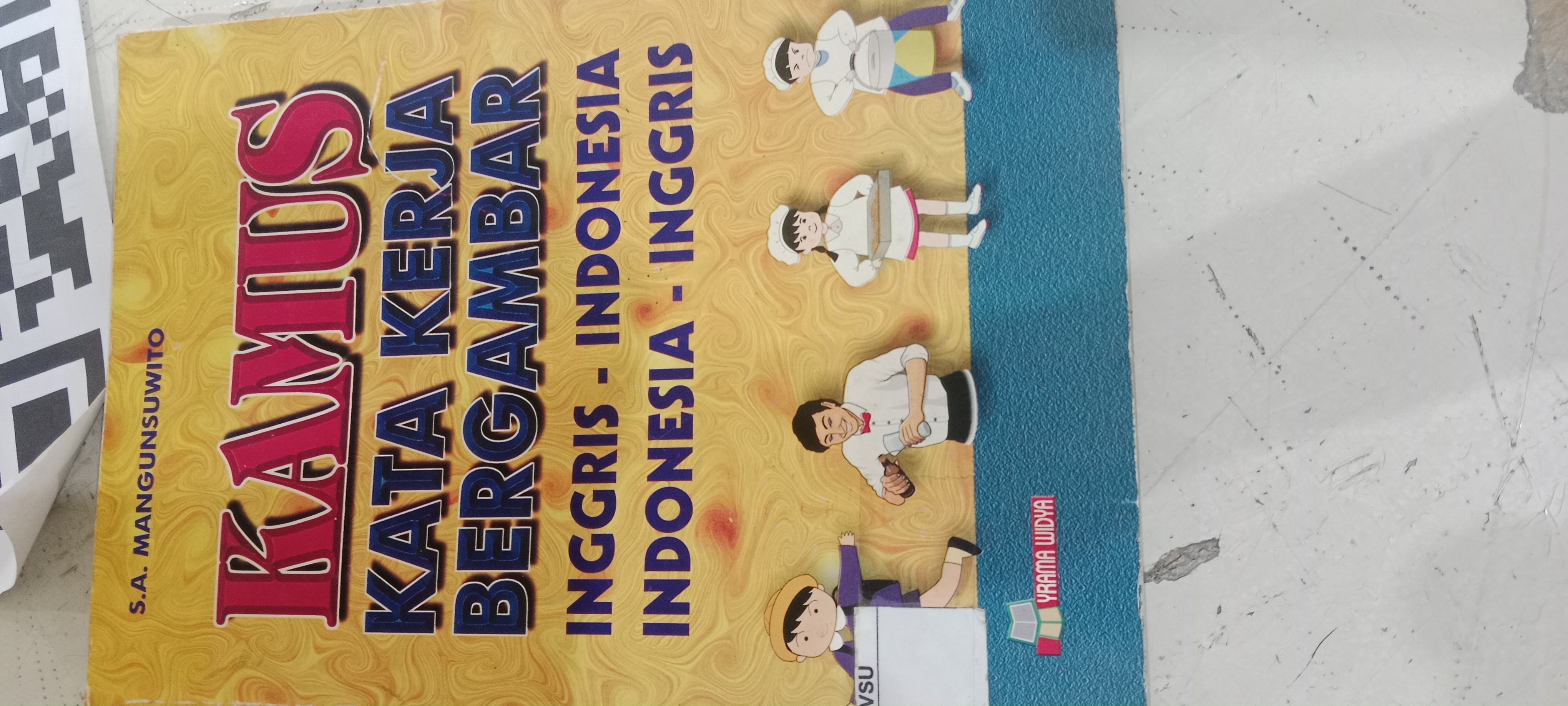 Kamus kata kerja bergambar  Inggris - Indonesia, Indonesia-Inggris