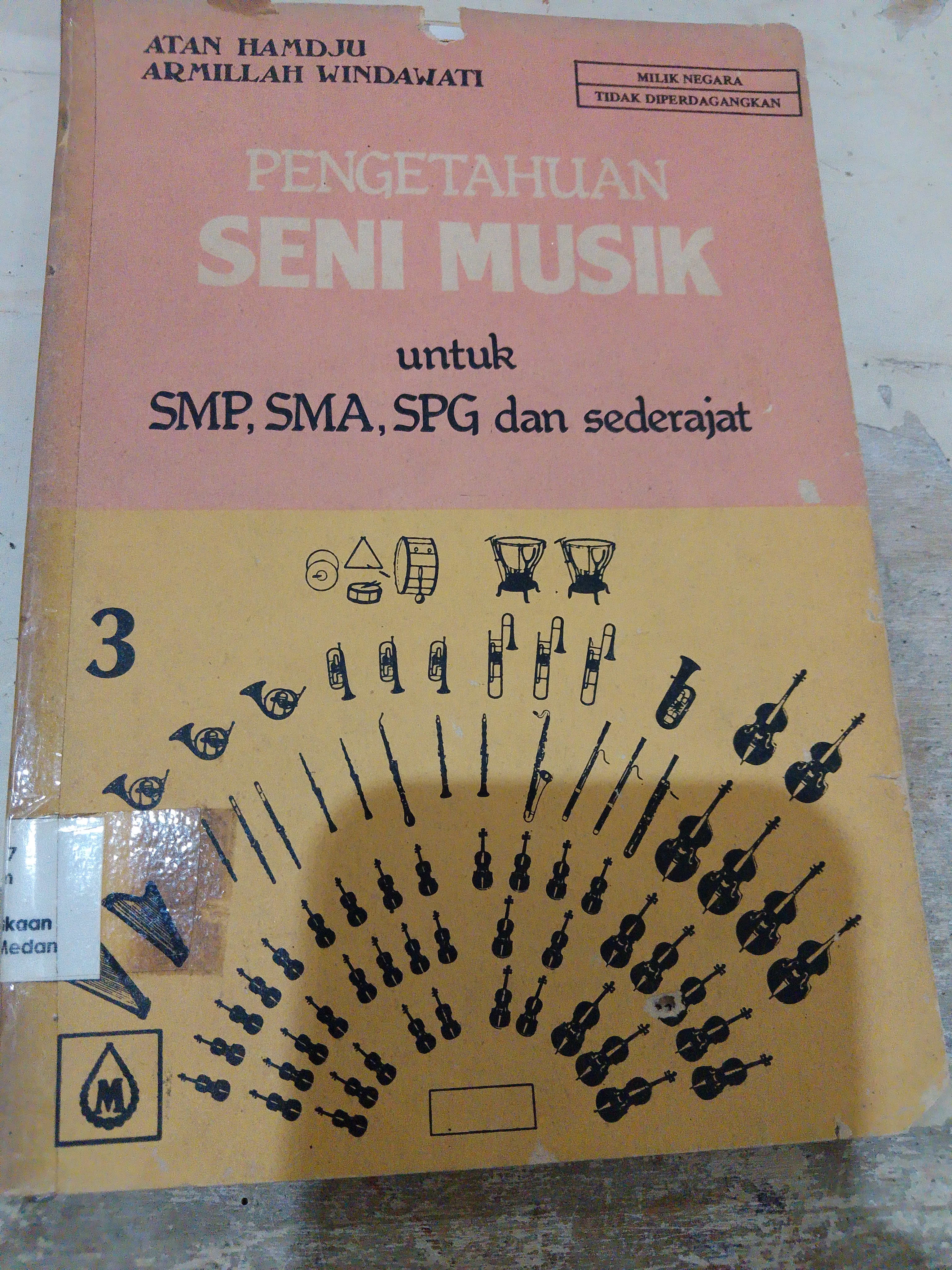 Pengetahuan seni musik untuk SMP,SMA,SPG dan Sederajat