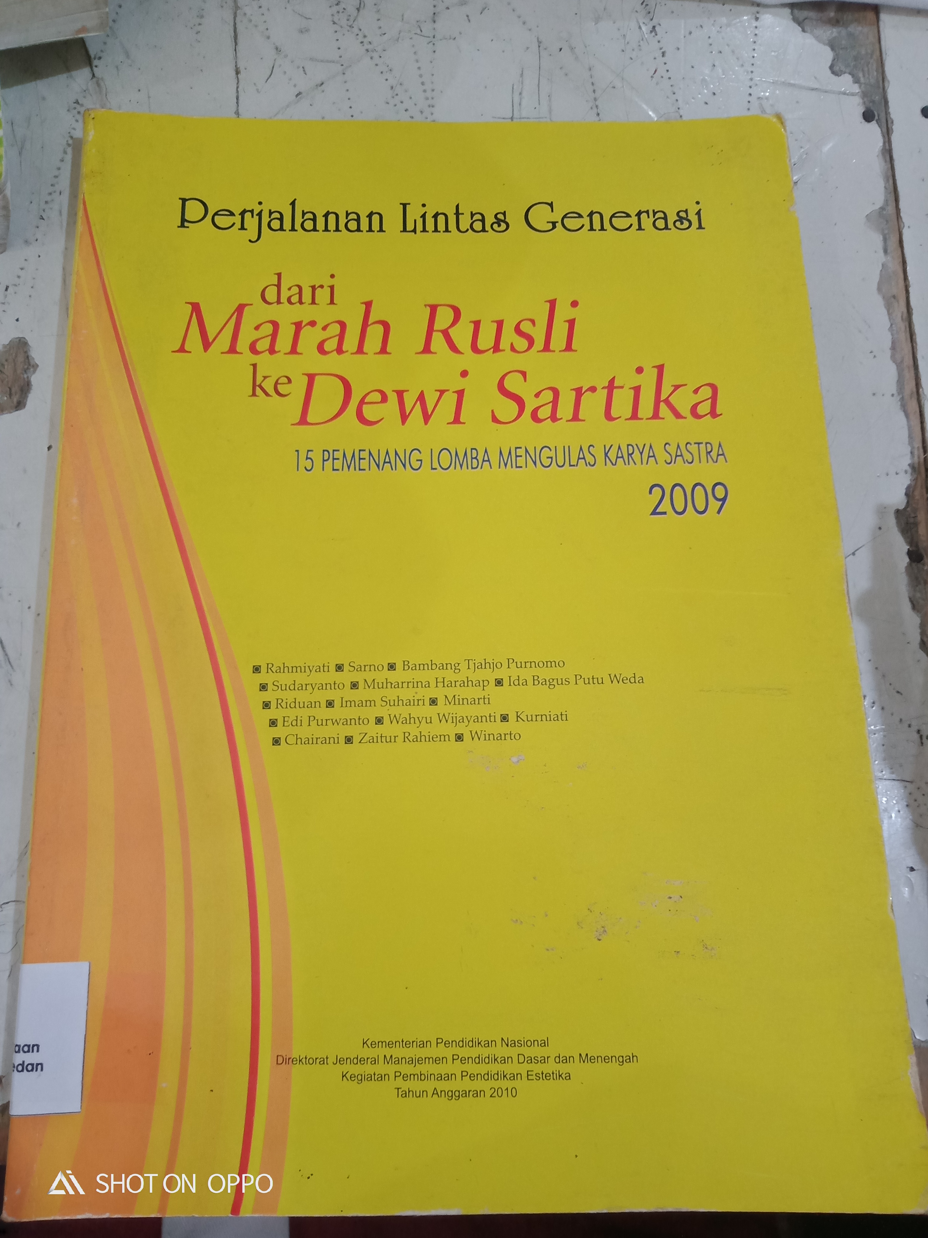 Perjalanan lintas generasi dari marah Rusli ke dewi Sartika