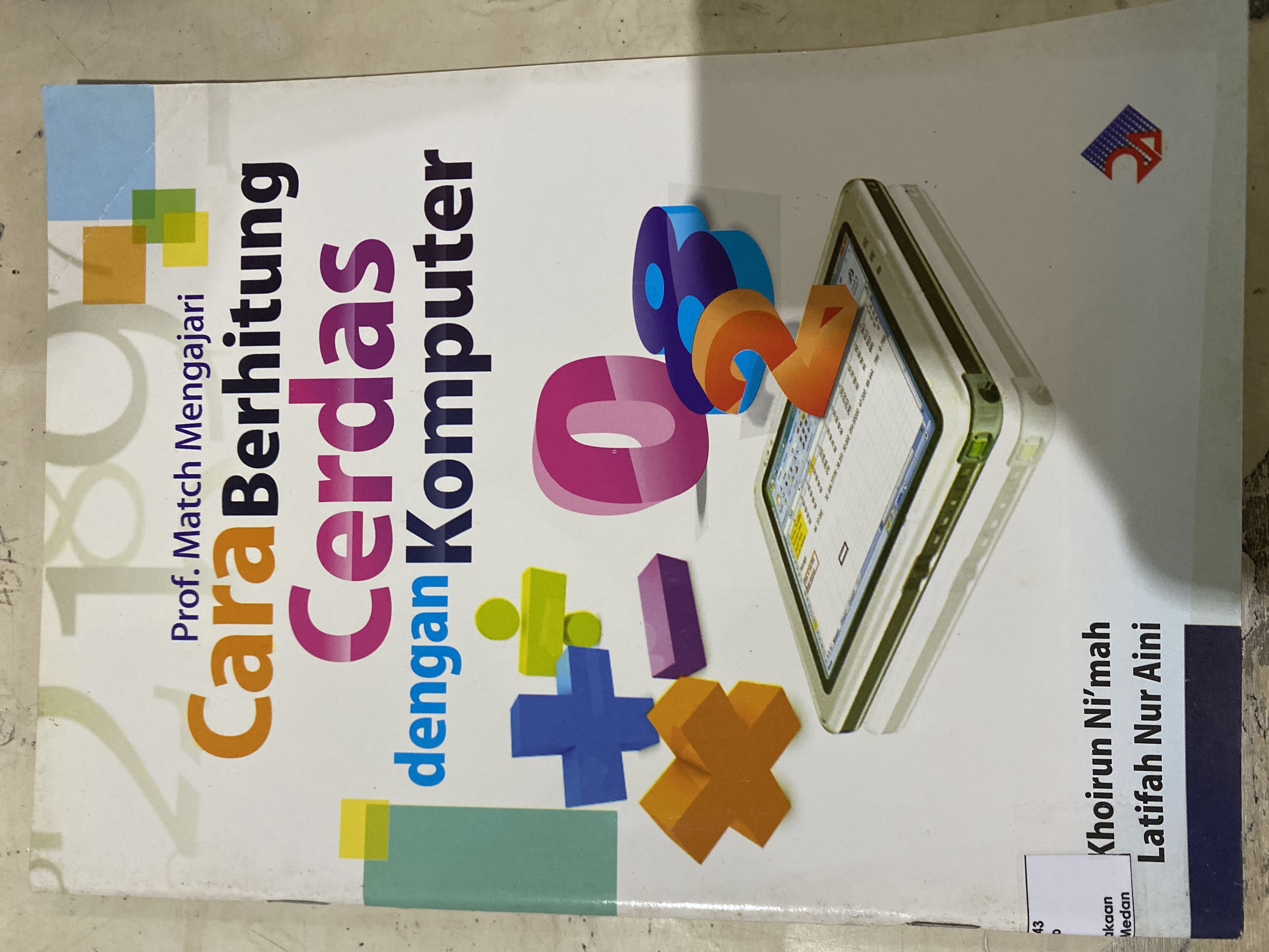 Prof. Match mengajari Cara berhitung cerdas dengan komputer