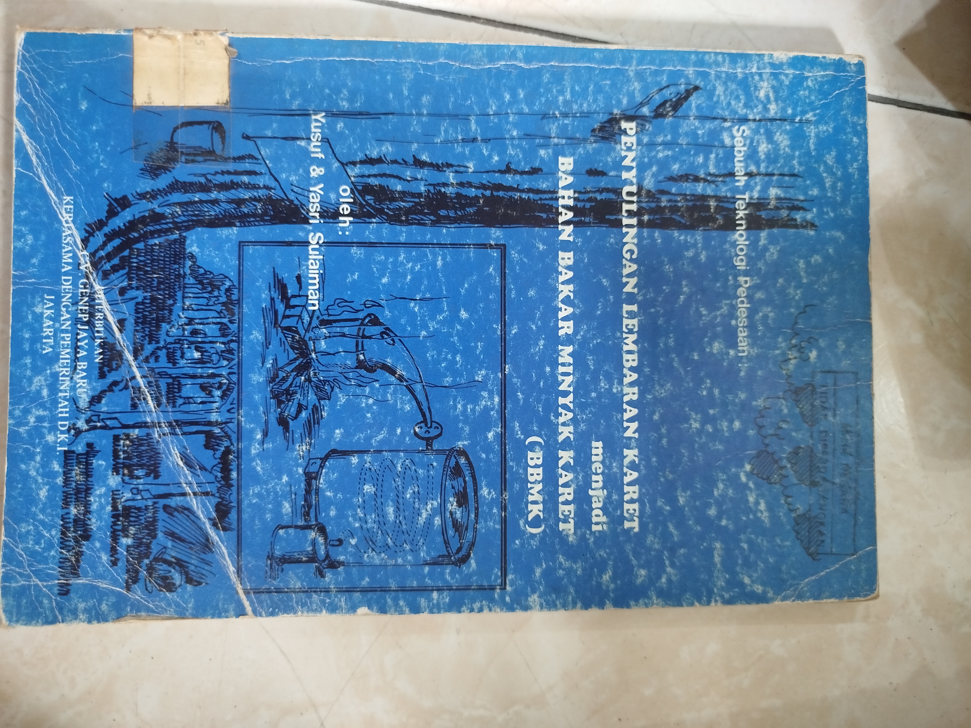 Penyulingan Lembaran Karet menjadi Bahan Bakar Minyak Karet (BBM) 