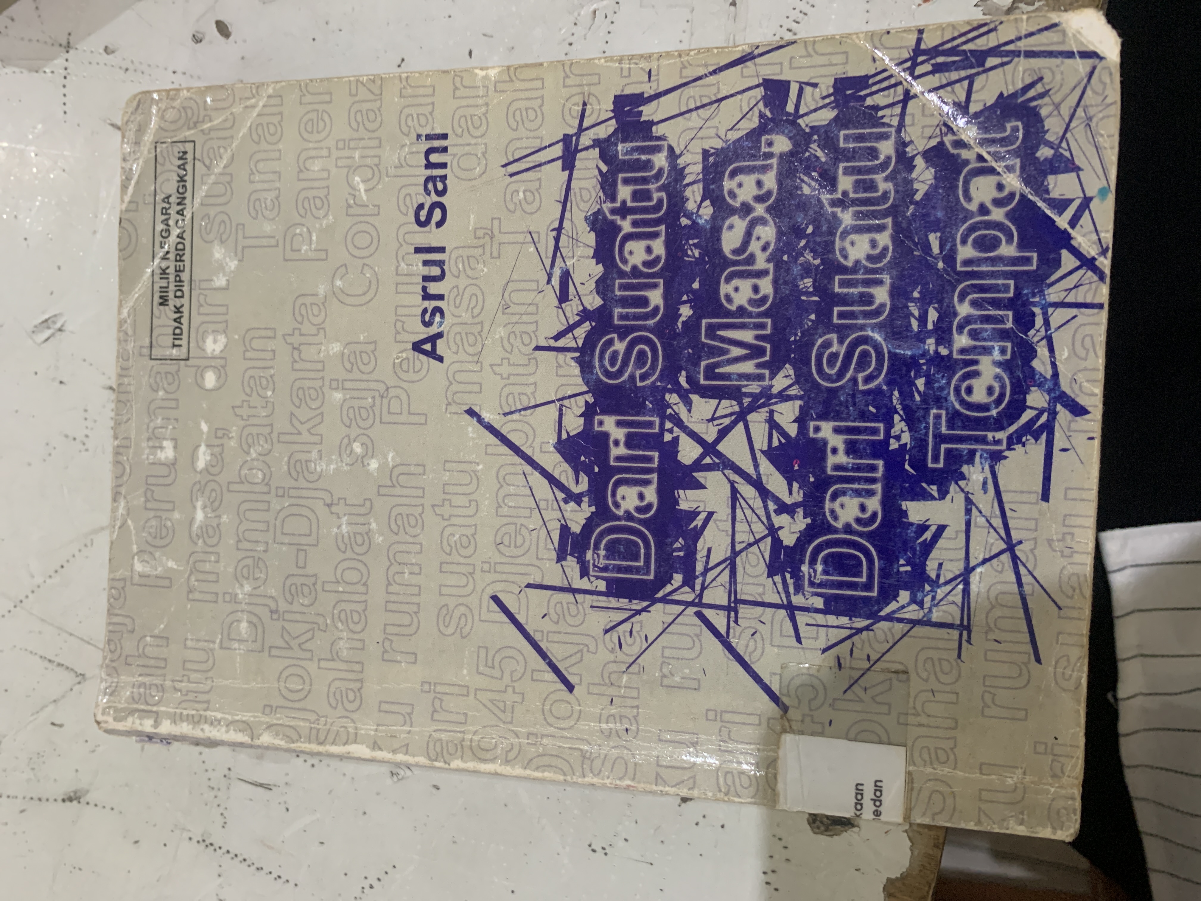 Dari suatu masa dari suatu tempat