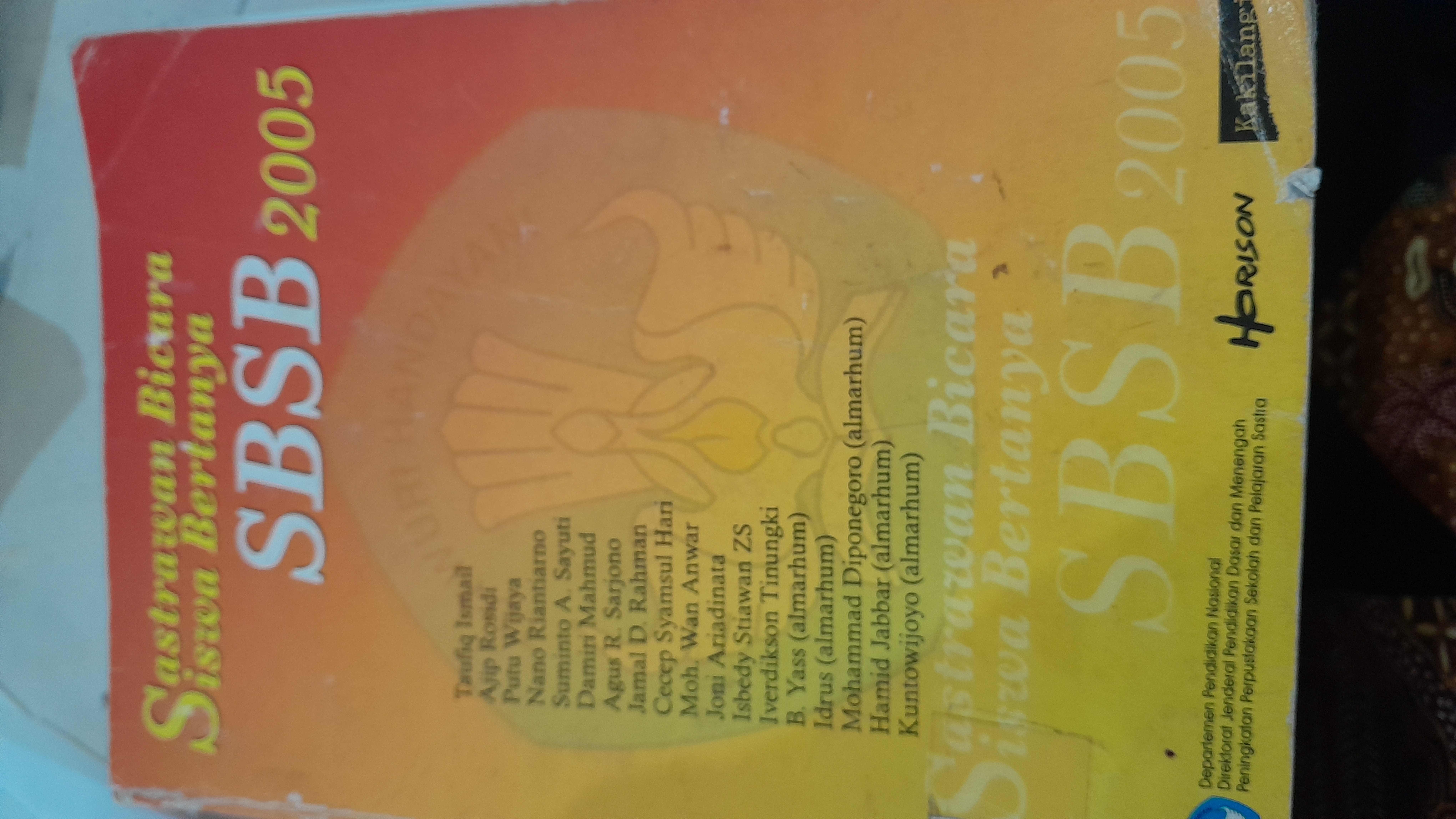 Sastrawan Bicara Siswa Bertanya SBSB