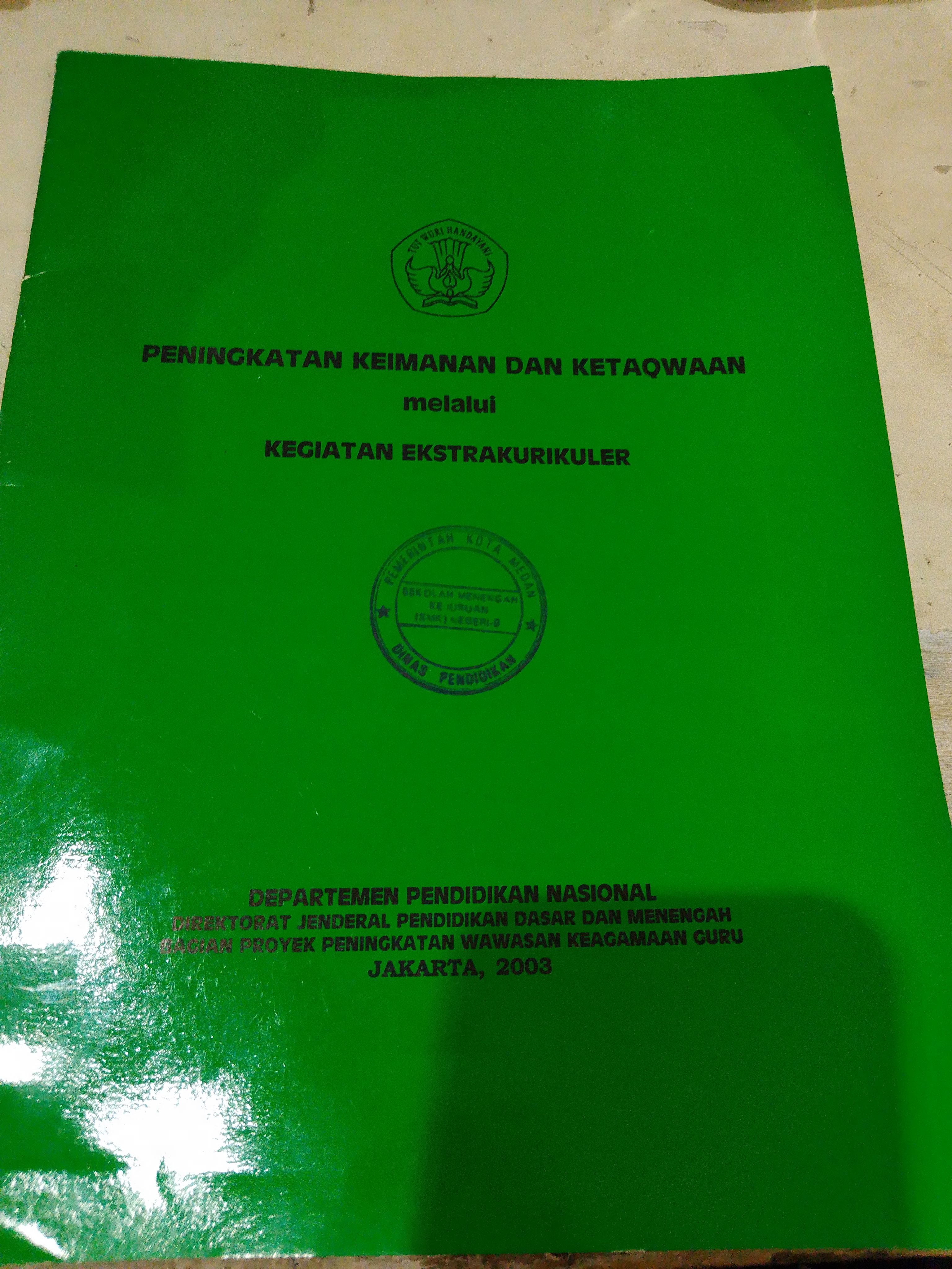 Peningkatan keimanan dan ketaqwaan melaluli kegiatan ekstrakurikuler