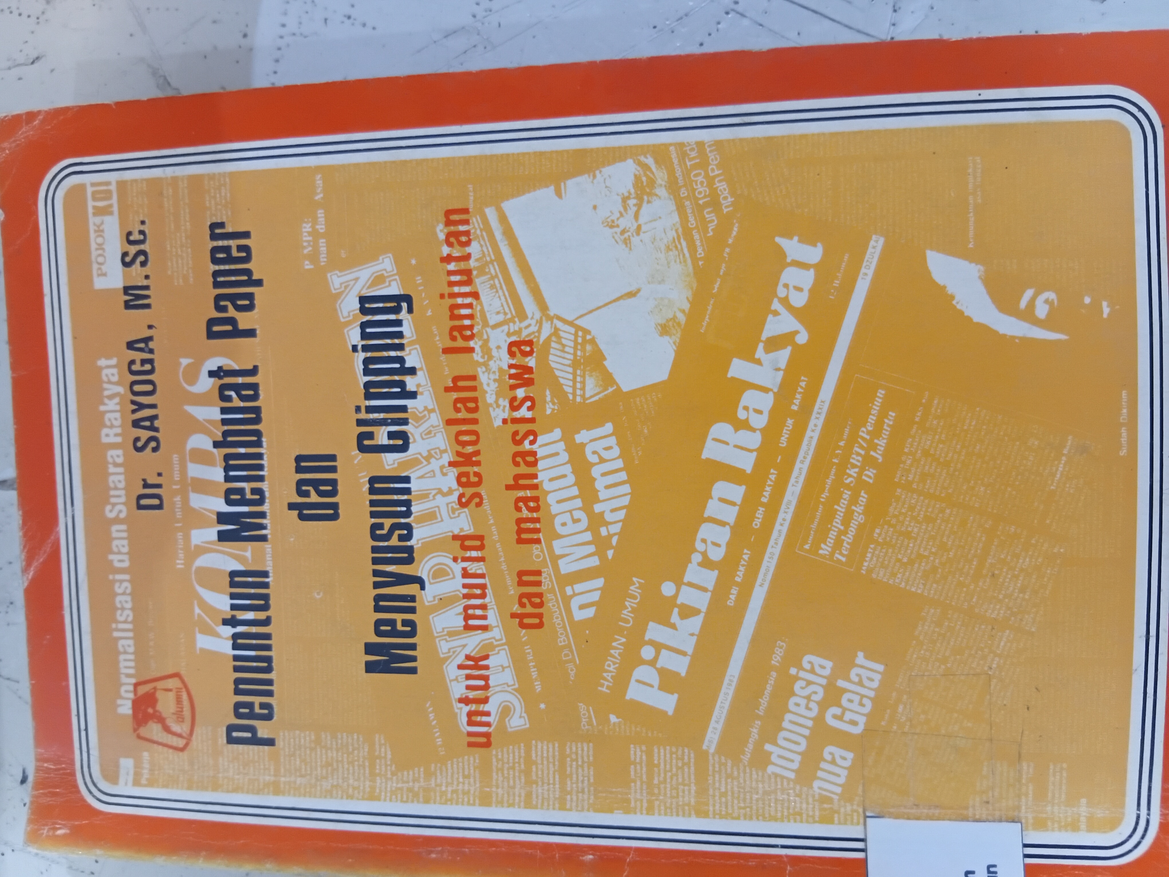 Penuntun membuat paper dan menyusun clipping