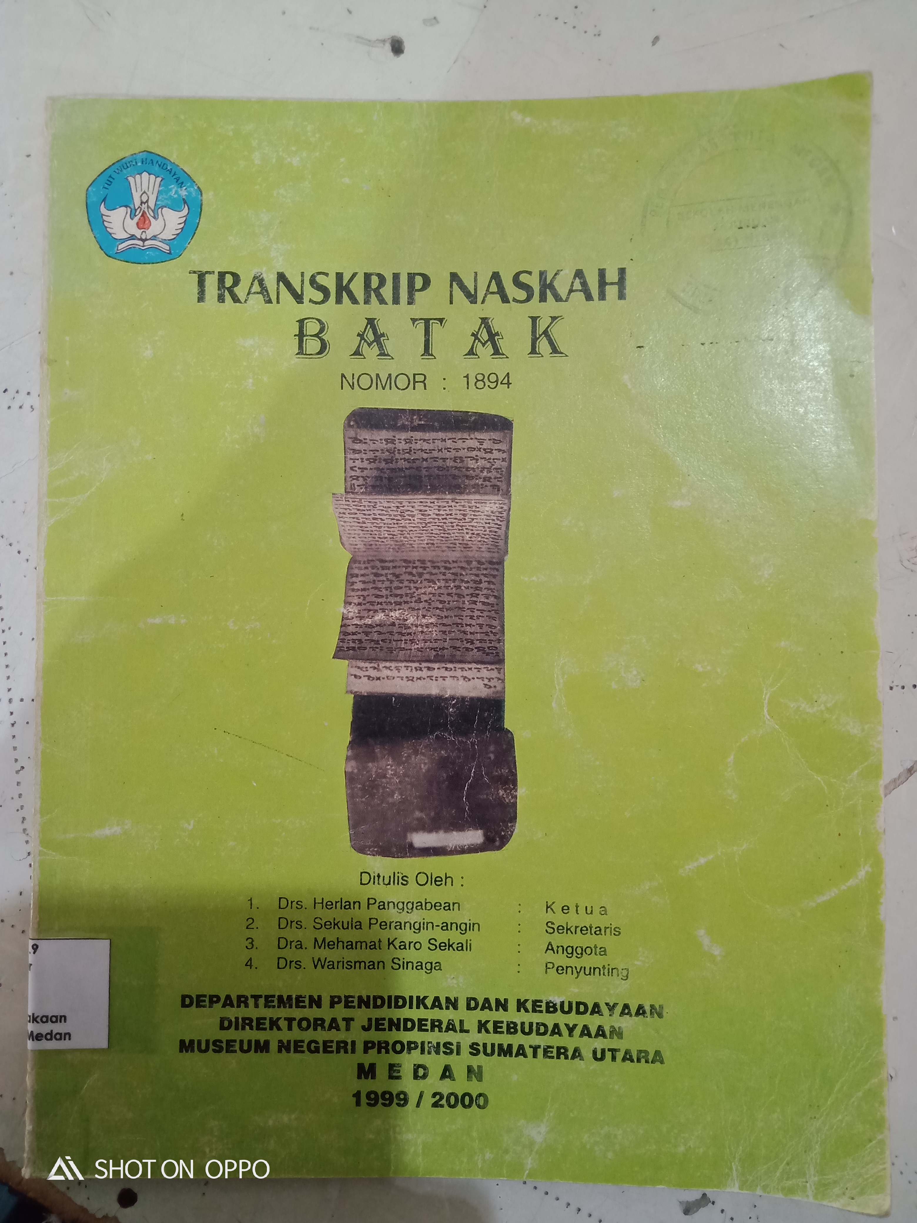TRANSKIP NASKAH BATAK 
