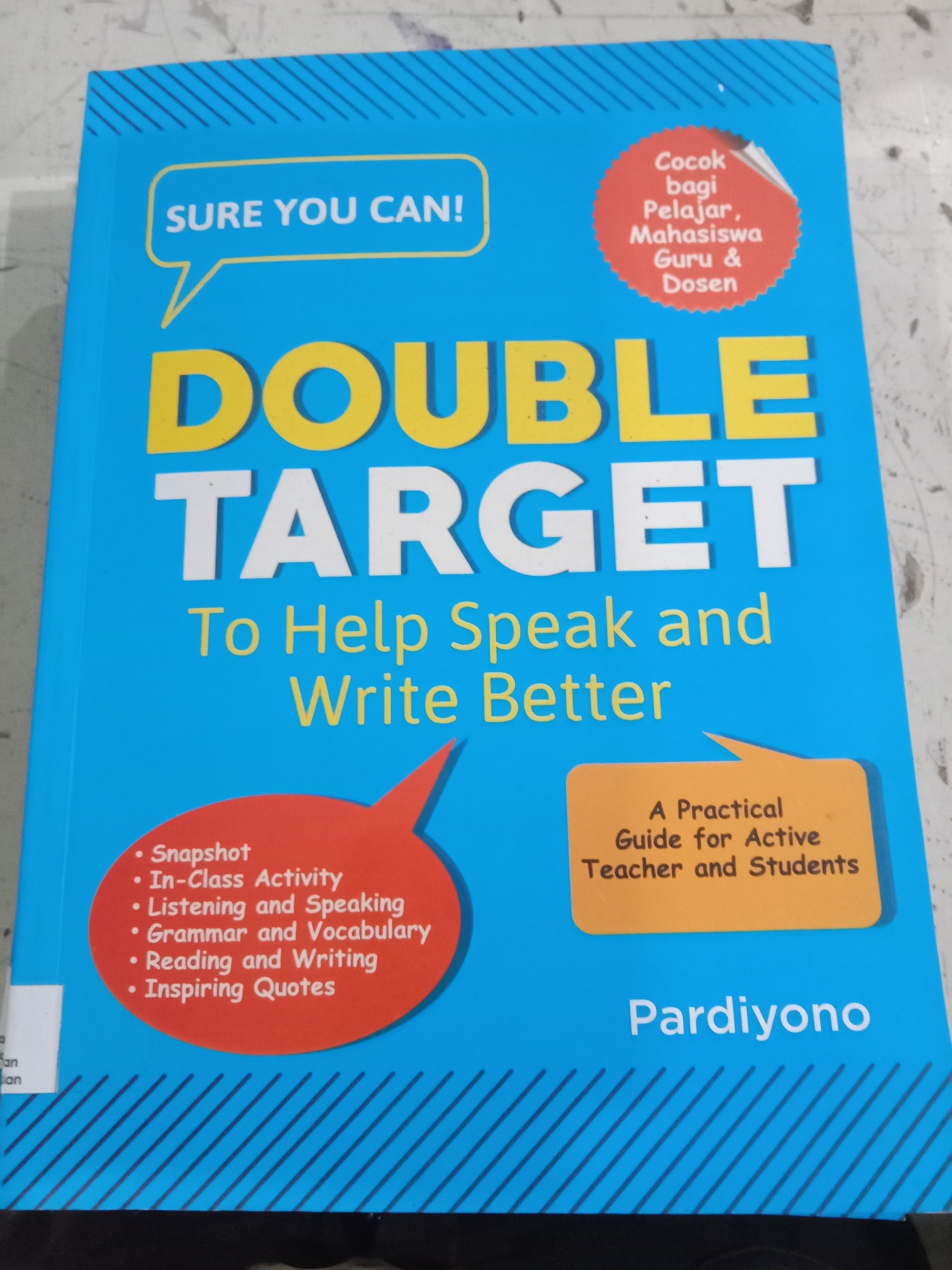 DOUBLE TARGET to helo speak and write Better