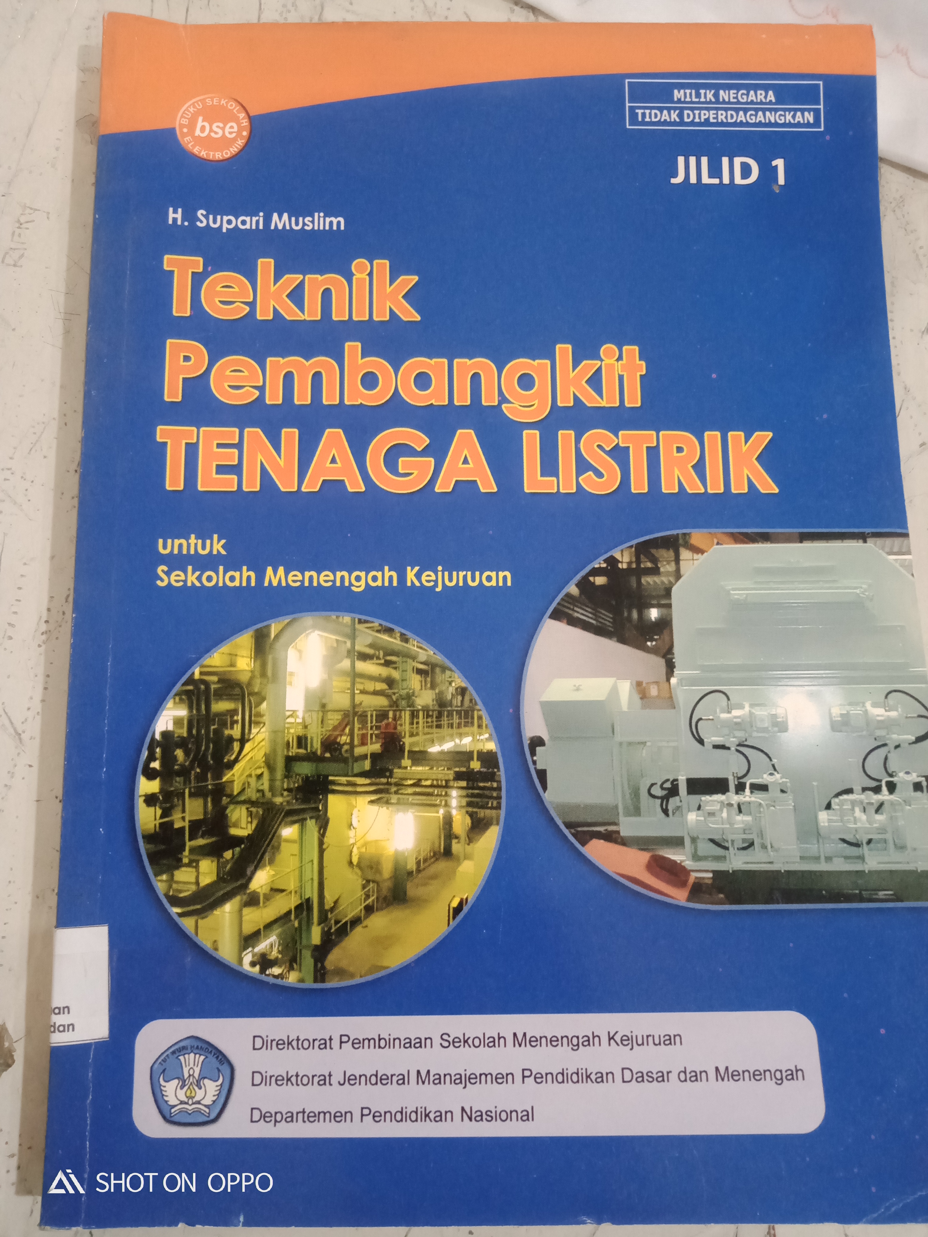 Teknik Pembangkit TENAGA LISTRIK JILID 1