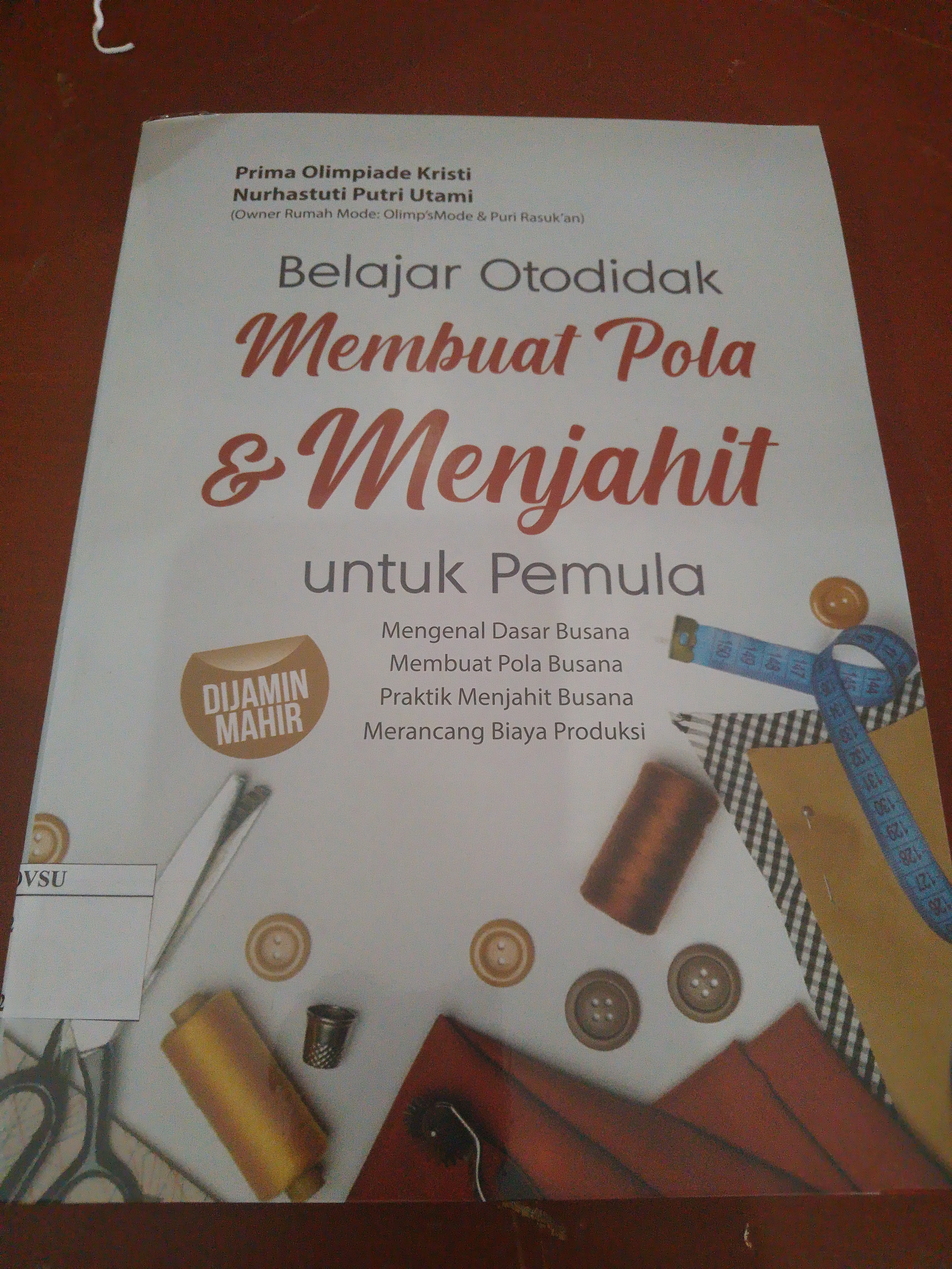 Belajar otodidak membuat pola &amp;menjahit untuk pemula