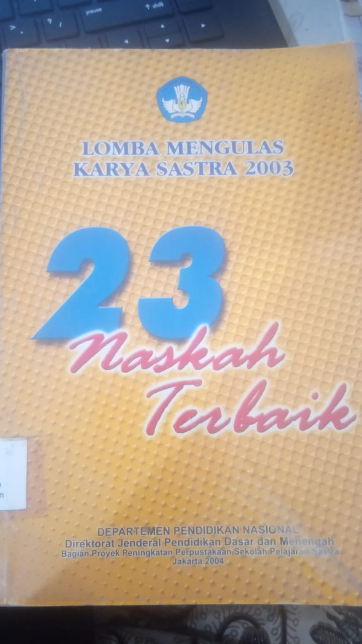 lomba mengulas karya sastra 2003 - 23 naskah terbaik