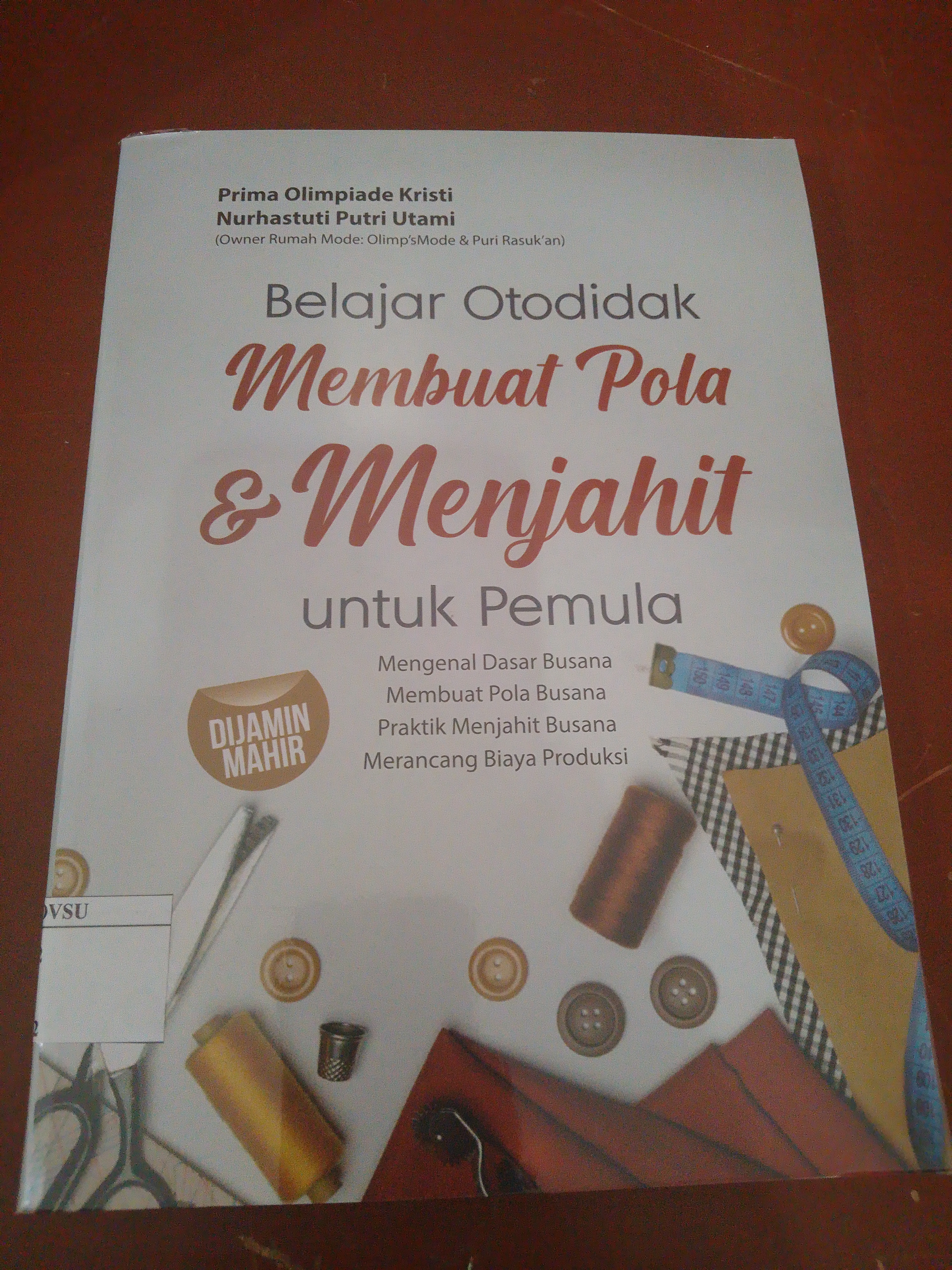 Belajar otodidak membuat pola dan menjahit untuk pemula 