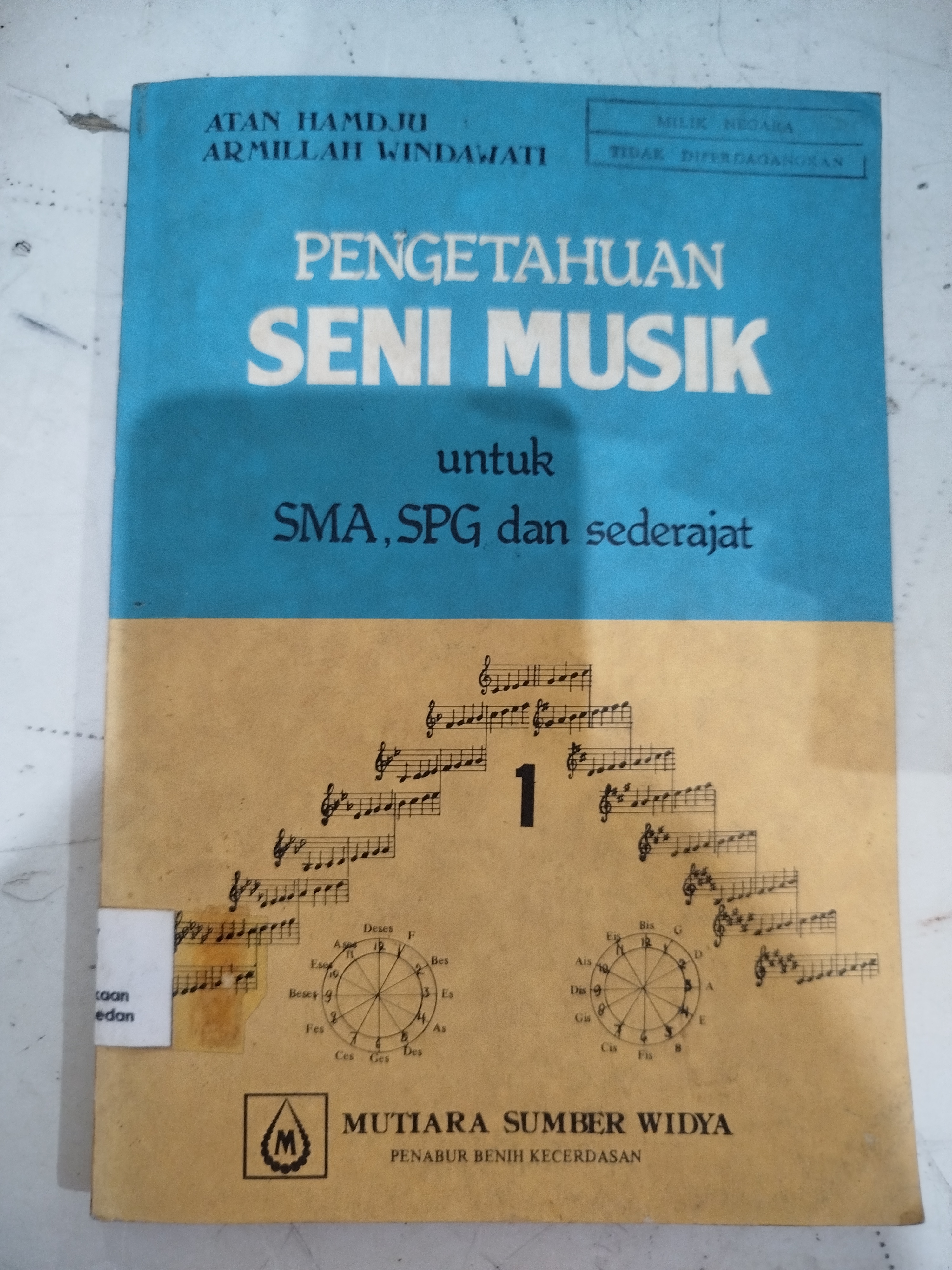 Pengetahuan Seni Musik jilid 1