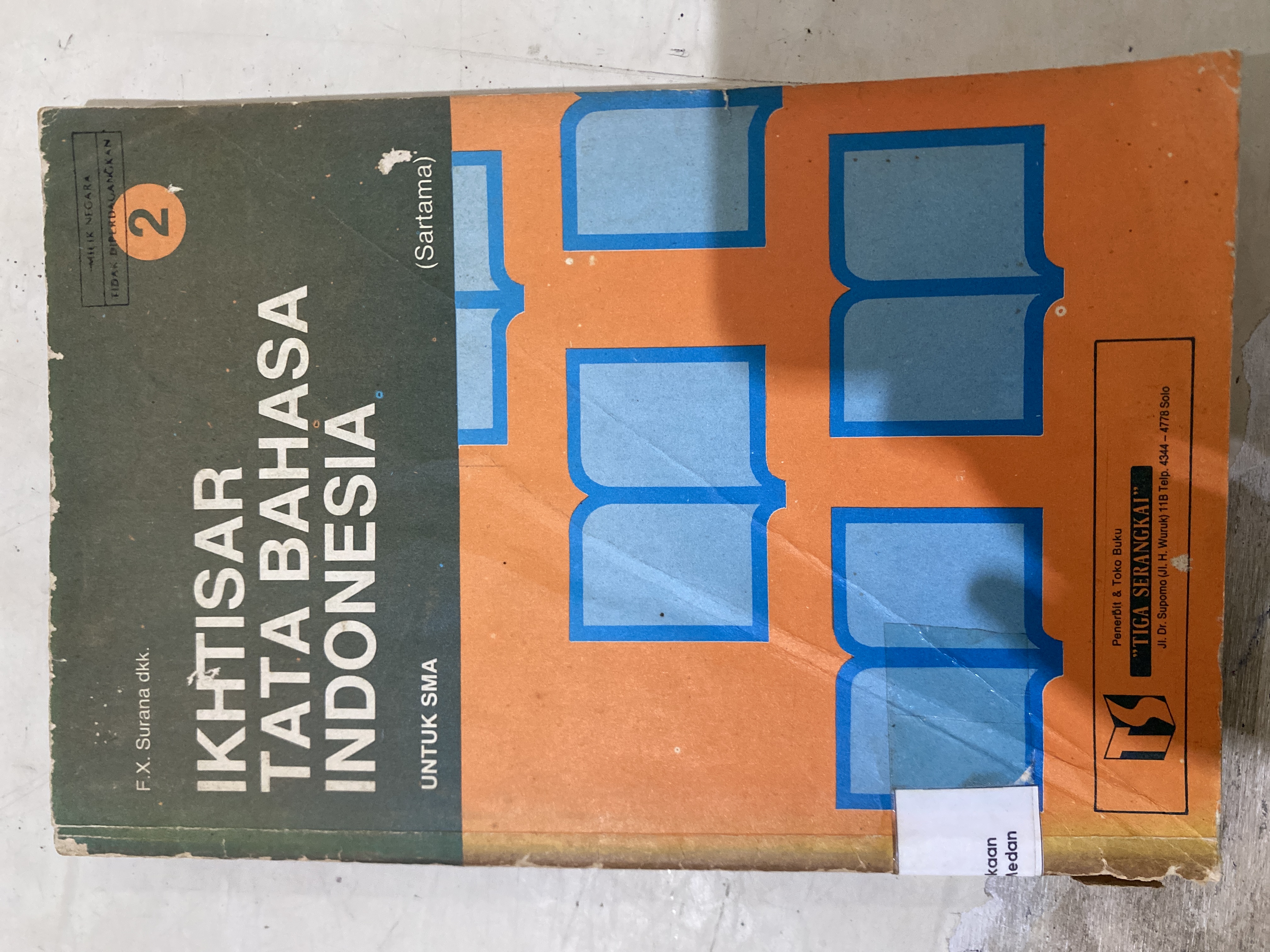 Ikhtisar tata bahasa indonesia